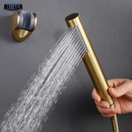 Bathroom Shower Heads Handheld Head Black Accessories Stainless Steel High Pressure Water Saving Bath Hand Multiple Colours 231117