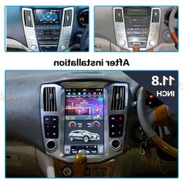 Freeshipping Tesla style Android 90 Car GPS Navigation For Lexus RX300 RX330 RX350 2004-2007 head unit multimedia Player auto tape rec Akuc