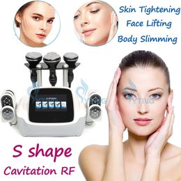 S-SHAPE 40K Ultraschall Kavitation Schlankheitsmaschine Gesichtsstraffung Hautstraffung Lipo Laser Cellulite Reduktion