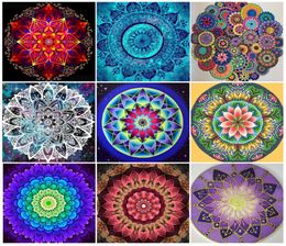 5D Diy Diamond Painting Flowers Mandala Abstract Cross Stitch Diamond Embroidery Religiou Mosaic Rhinestones Icon Decor Gift9368390