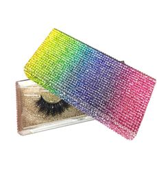 13styles Diamond Packing Box 3D Mink Eyelashes Empty Packaging Boxes Glitter Rhinestone Lashes Case Eye Lashes Plastic Boxes GGA352329608