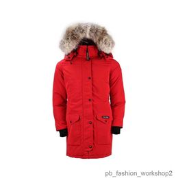 canda gooses woman canda goose jacket canda goose down jacket goose puffer jacket Goose Coat Real Big Wolf Fur Canadian goose parka jacket 7 LEUS