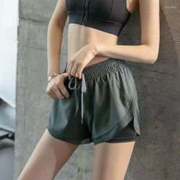 Active Shorts Breathable Quick-drying Women Loose Summer Running Fitness Pants Anti-exposure High Waist Dance Yoga