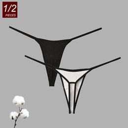 Pcs One Line Belt Cotton Thong Women Pack Size S XL Mini Fiess T Back Ladies Sports Underwear Girls Panty