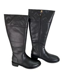 10A Stivaletti da donna di design di lusso Stivaletti mezzi Stivali in pelle di vitello neri Scarpe stringate piatte di qualità Stivali da moto con apertura con cerniera regolabile Taglia EUR 35-41 005