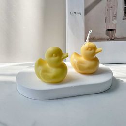 Scented Candle ThreeDimensional Small Yellow Duck Aromatherapy Gypsum Candle Silicone Mould DIY Duck Crystal Glue Resin Mould Candle Making Z0418