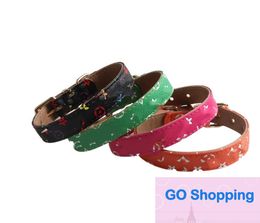 Wholesale Pet Collar Presbyopic Dog Collar Pu Metal Buckle Dogs Collar