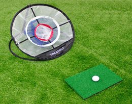 Golf Chipping Net Practise Hitting Pitching Cage Nylon Supplies2312017