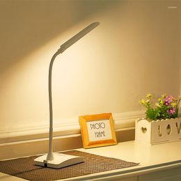 Table Lamps LED Lamp Touch Dimmable 3-Level Light 5W Charge Desk Eye Protection Study Office Work Bedside Book Reading Lamparas