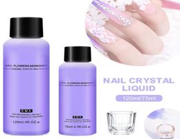 Nail Polish Acrylic Liquid Monomer 75ml120ml For Extension Carving NonYellowing Home Salon6719493