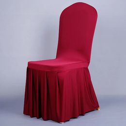 Chair Covers and Stylish Banquet Chair Cover Oxford Skirt Chair Cover Suitable for el Wedding Banquet and Family Dining Room Decoration 231117