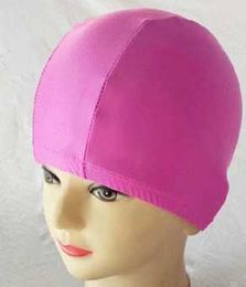 Swimming caps Free Size Fabric Protect Ears Long Hair Sports Siwm Pool Swimming Cap Hat Adults Men Women Sporty Ultrathin Adult Bathing Caps P230418