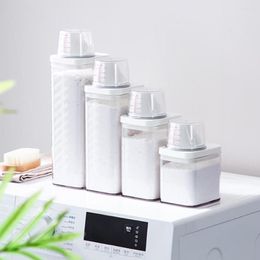 Storage Bottles Laundry Detergent Powder Container For Farmhouse Room Decor Large Fabric Softener Dispenser