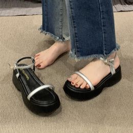 Sandals Summer Flats Platform Shoes Women Designer Casual 2023 Trend Fashion Open Toe Slingbacks Slippers Slides