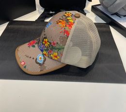 Mens Designer Net Ball Caps for Men Women 2023 Summer Visors Flower Letter Snapbacks Caps Adjustable Luxury Sports Floral Baseball Hats Cap Sun Hats
