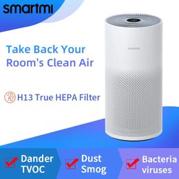 Air Purifiers Smartmi HEPA Purifier KQJHQ01ZM for Home Smart Cleaner CADR 400m³h Remove Pet Odour Smoke Dust TVOC Pollen PM25 231118