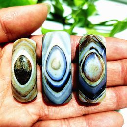 Decorative Figurines Natural Eye Agate Crystal Stone Freeform Plaything Mineral Fengshui Ornaments And Home Room Decor Reiki Healing