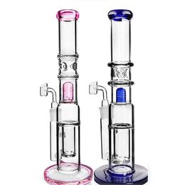 Gravity Glass Bong Hookahs Recycler Dab Rigs Smoking Accessory Water Pipes unique Water Bongs With 14mm Bowl