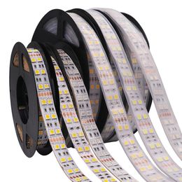 12V 5M 5050 LED Flexible Strip Light Tape 120LEDs/m Double Row IP20/IP67 Waterproof White Warm RGB Colour Changing