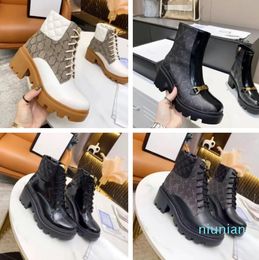 Lace-Up Martin High Quality Men Women Boots Half Boot Classic Style Shoes Winter Fall Snow Boots Nylon Canvas Ankle Boot