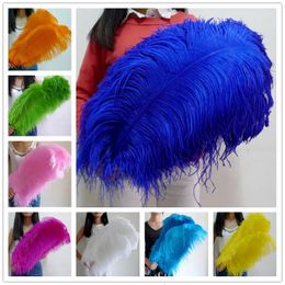 Other Event Party Supplies 10Pcslot 7075CM Beautiful Ostrich Feathers for DIY Jewellery Craft Making Wedding Decor Accessories Decoration 231117