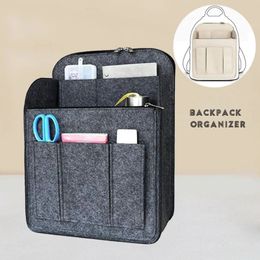 Cosmetic Bags Cases Backpack Insert Storage Bags Handbag Organiser Backpack Bag Liner Organiser Bag Insert Women's Felt Cloth Toiletry Cosmetic Bag 231118