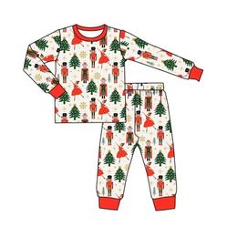 Pajamas Baby Christmas pyjamas set Baby Christmas style printed Boys Girls pyjamas Children's pyjamas Long sleeve trousers pyjamas 231117