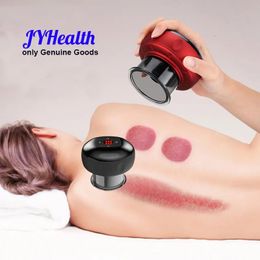 Back Massager JYHealth Vacuum Cupping Device skin Scraping jars Infrared Heat Suction Cups guasha Therapy Anti Cellulite Health Care 231117