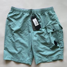 One lens pocket shorts Flatt Nylon Garment Dyed Swim Shorts casual beach shorts track short pants size M-XXL black grey blue