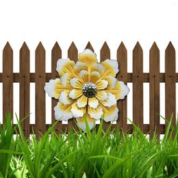 Decorative Flowers Metal Garden Summer Decor Flower Stick Stake Lawn Outdoor Yard Artificial Wedding Decorations For Reception Outside