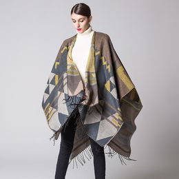 Winter Cashmere Scarf Women 2023 Design Warm Pashmina Blanket Horse Scarves Female Shawl Wraps Thick Shawl