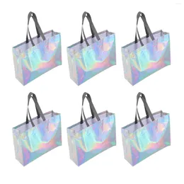 Gift Wrap 6 Pcs Bulk Items Gifts Non Woven Tote Bag Handbag Birthday Non-woven Fabric Bachelorette Party Favours Bridesmaid