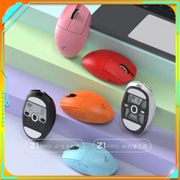 Mice Zaopin Z1 PRO Wireless Mouse 2 4G Wired 26000DPI 51g Gaming 200mA 500mA hollow Out Micro RGB Rechargeable For Windows 231117