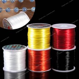 393inch/Roll Strong Elastic Crystal Beading Cord 1mm for Bracelets Stretch Thread String Necklace DIY Jewellery Making Cords Line Jewellery MakingJewelry Findings