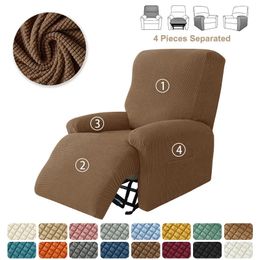 Chair Covers Thick Split Recliner Chair Cover Non-Slip Polar Fleece Single Sofa Covers for Living Room Lazy Boy Relaxing Armchair Slipcovers 231117