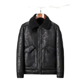 Men's Jackets Autumn Winter Men's Suede Boutique Imitation Leather Top Large Size PU Coats Jacket Plus Velvet Lapel Thick Warm Fashion 231118