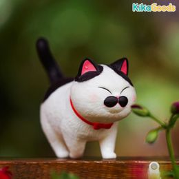 Blind box KikaGoods Cat Bell MiaoLingDang Swinging Bell Blind Box Birthday Gift Kid Toy Collection Doll Collectible Cute 230418