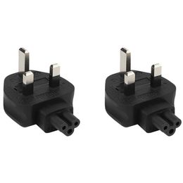 Power Cable Plug 2X Uk 33Pin Male To Iec 320 C5 Ac Adapter Industrial Heavy Converter 231117