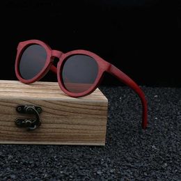 Sunglasses 2021 Natural Bamboo Wood Sun Glasses UV 400 Women And Men Driving Car Sunglasses Polarized Handmade Sunshades Designer Q231120