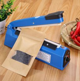 Mini Heat Sealing Machine bag clips Impulse Heat Sealer Pressure Manual Heat Bag Packing Machine Plastic Bag Closer Kit3181070