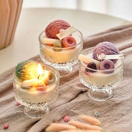 Scented Candle Ice Cream Scented Candle for Valentine's Day Smokeless Scented Candles Fragrance Aromatherapy With Home Decoration Z0418