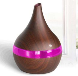 Other Beauty Equipment Facial Steamer Wood Grain Essential Oil Aromatherapy Diffuser Usb Charging Home Air Humidifier Purify Soothing Led Ni