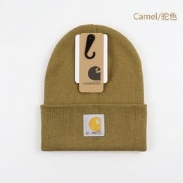 2024 Manufacturers wholesale a variety of Colours to choose from wool hats for men and women Japanese warm tide brand knitted pullover hats.