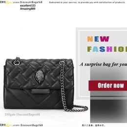 New Kurt Geiger London Kensington Treasure-G Top Designer Bag Crossbody Bag Stripes Luxury MINI Big Cross Body Genuine Leather Women Bag Leather Leather