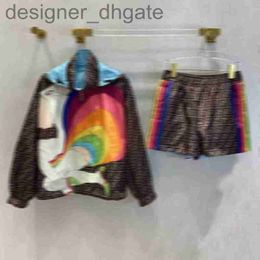 Women's Tracksuits Designer Women's Two Piece Pants Casual Suits Letters reversible Designers Jackets Coats For Women Long DB0F