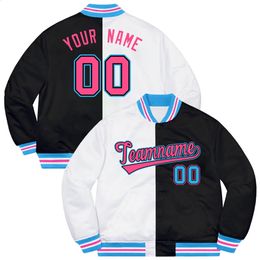 Mens Jackets Customized School Team Jacket Design Your Own Letterman Baseball Personalized Stitching Name Number 231118