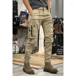 Men's Pants Cargo Trousers Man Harem Y2k Tactical Military For Men Techwear High Quality Outdoor Hip Hop Work Stacked Slacks