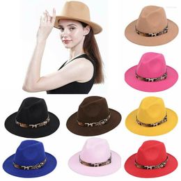 Berets 2023 Fashion Fedoras Caps Wide Brim Men & Women Outback Hat Panama Jazz Cowboy