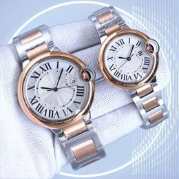 designer luxury watch mens womens watches 36mm 40mm beige dial light and elegant blue balloon 904L steel rose gold and silver watch couple Wristwatch montre with box