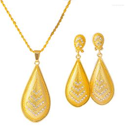 Necklace Earrings Set Dubai Bridal Cubic For Women Ethiopian And Eritrea/Habesha/African Wedding Gift